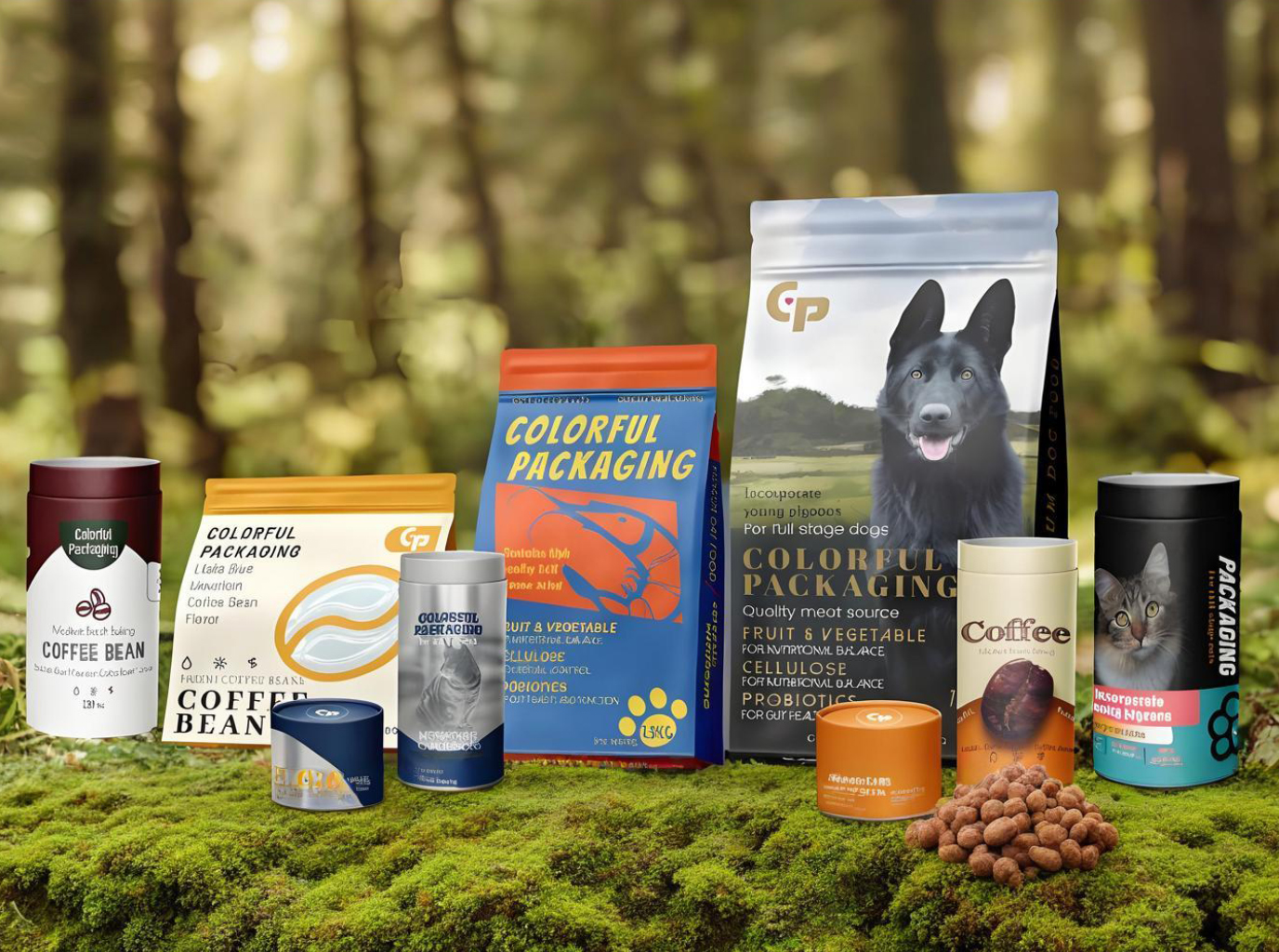 Anpassade utformade f&ouml;rpackningsprover med professionell grafisk design